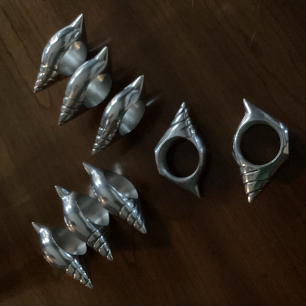 Aluminum Shell Napkin Rings